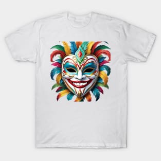 Happy Looking Festival Mask T-Shirt